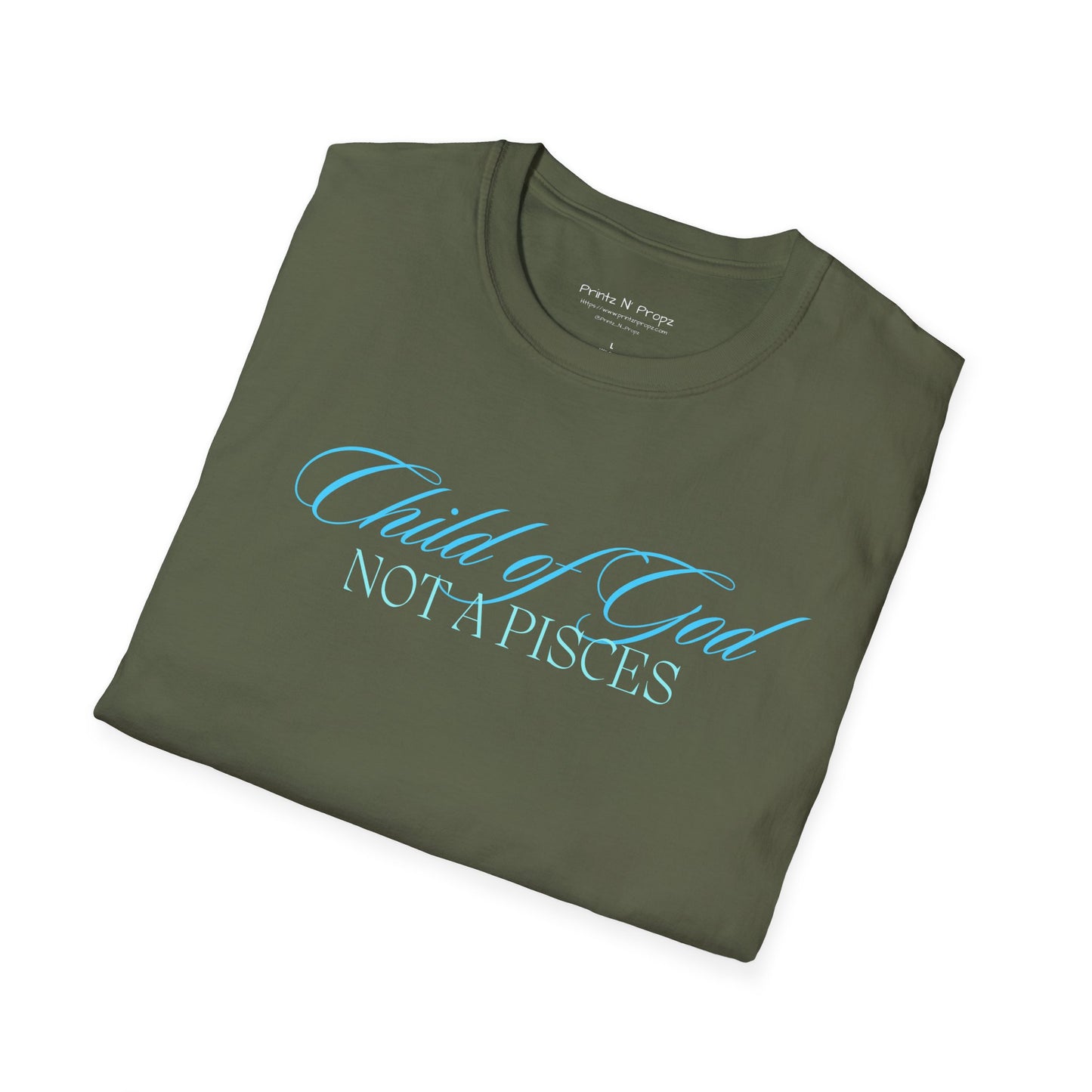 Pisces Zodiac Unisex T-Shirt - Child of God Design