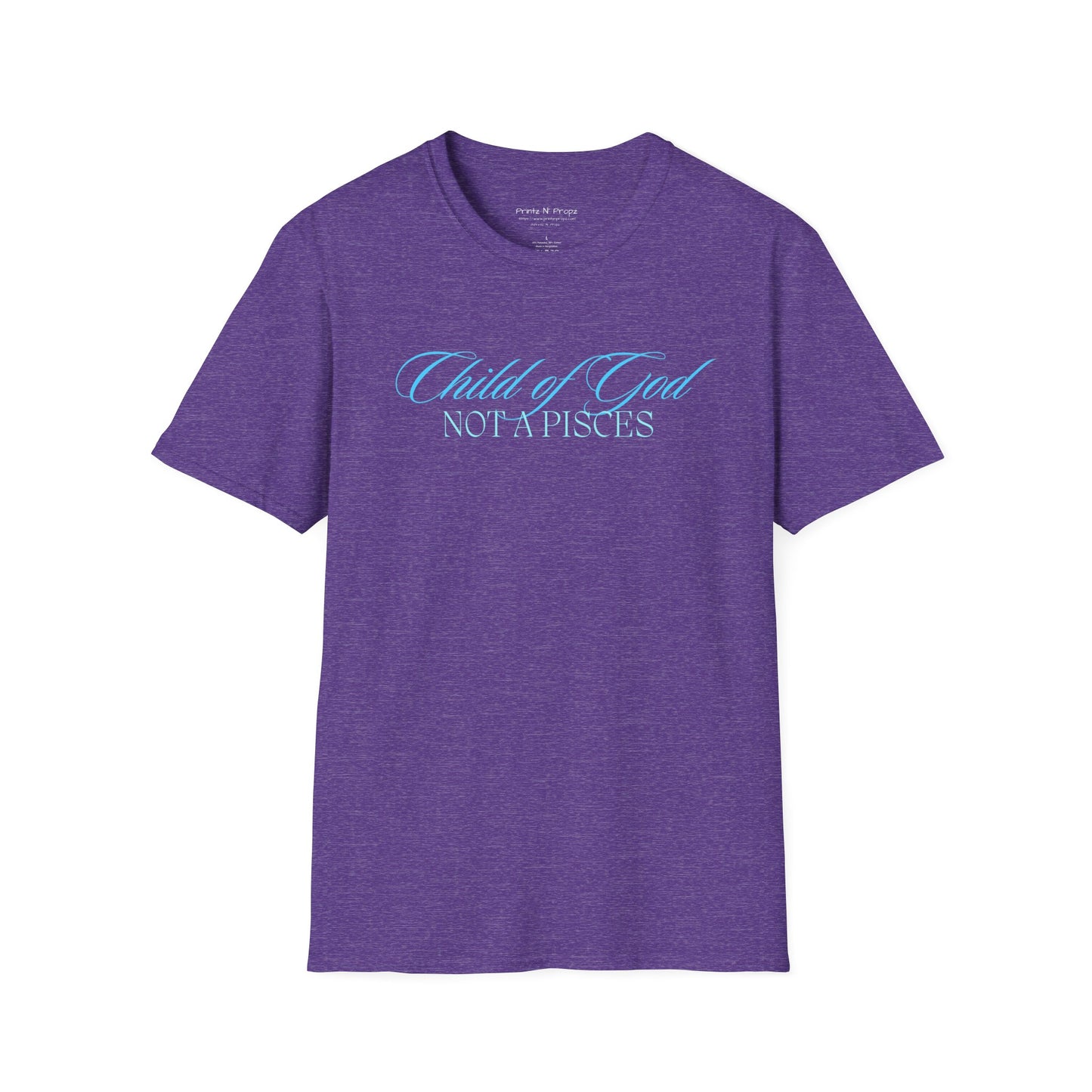 Pisces Zodiac Unisex T-Shirt - Child of God Design