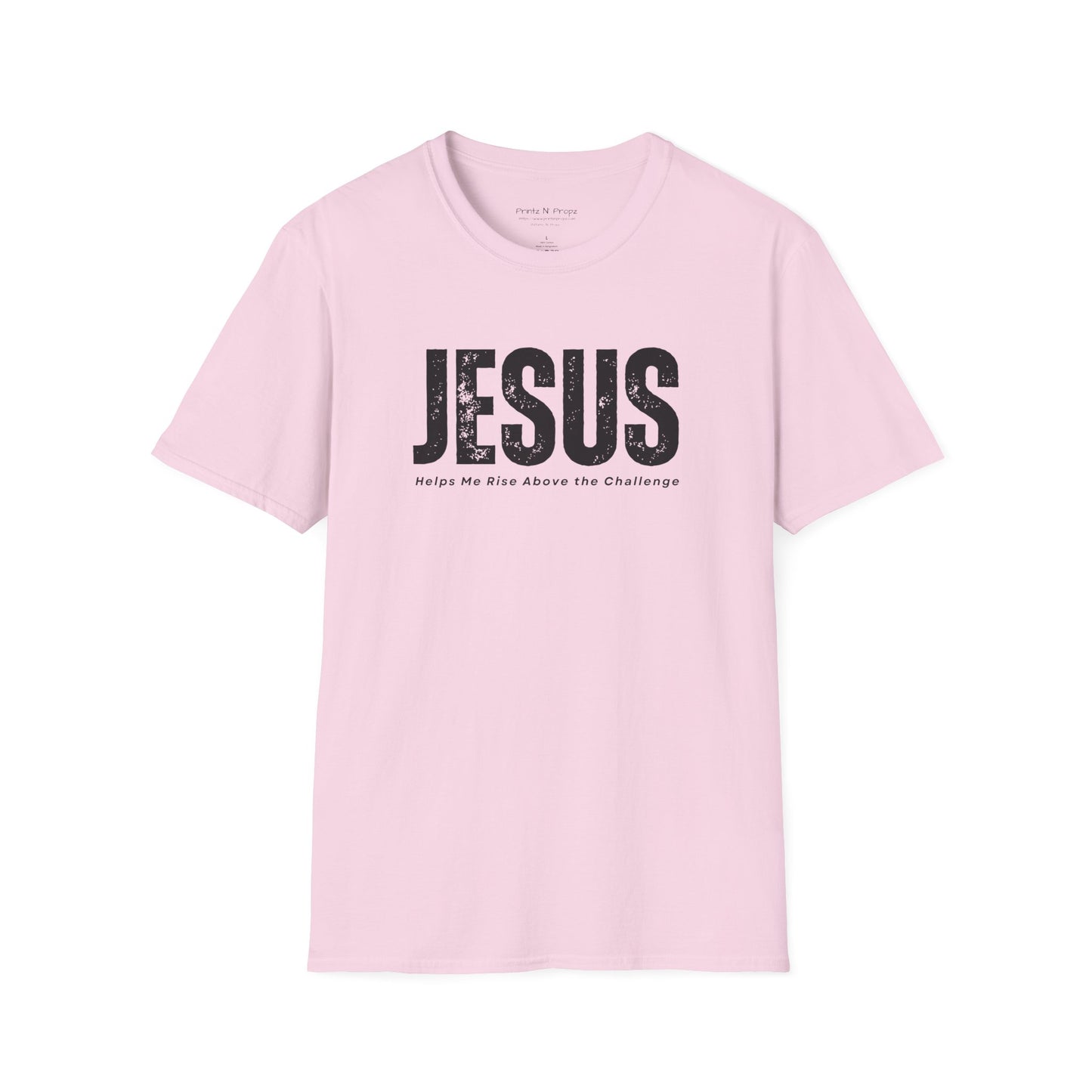 Jesus Helps Me Rise Above - Unisex Softstyle T-Shirt