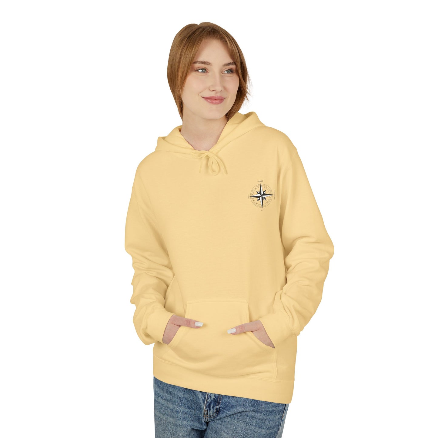 Fleece Hoodie Jesus True North Christian Faith Unisex
