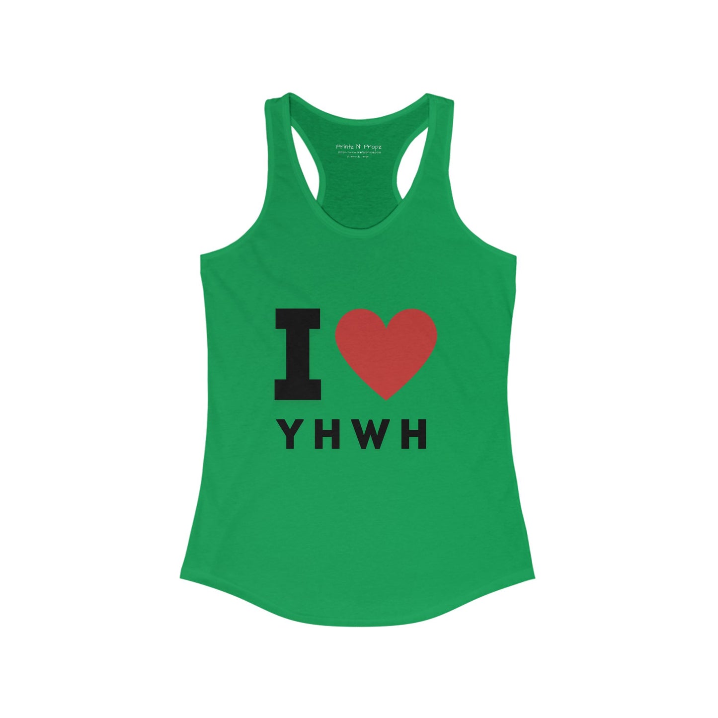 I Love Yahweh Racerback Tank