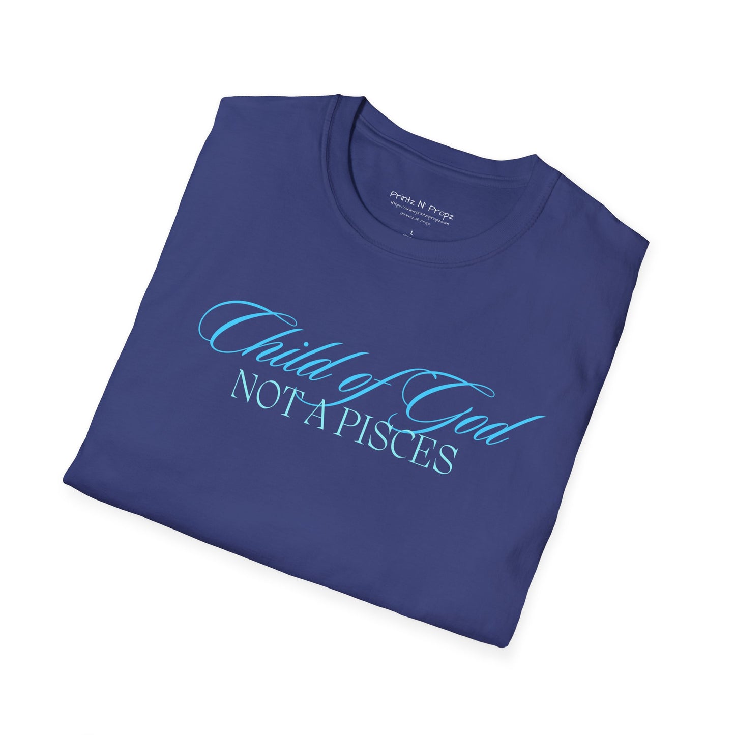Pisces Zodiac Unisex T-Shirt - Child of God Design