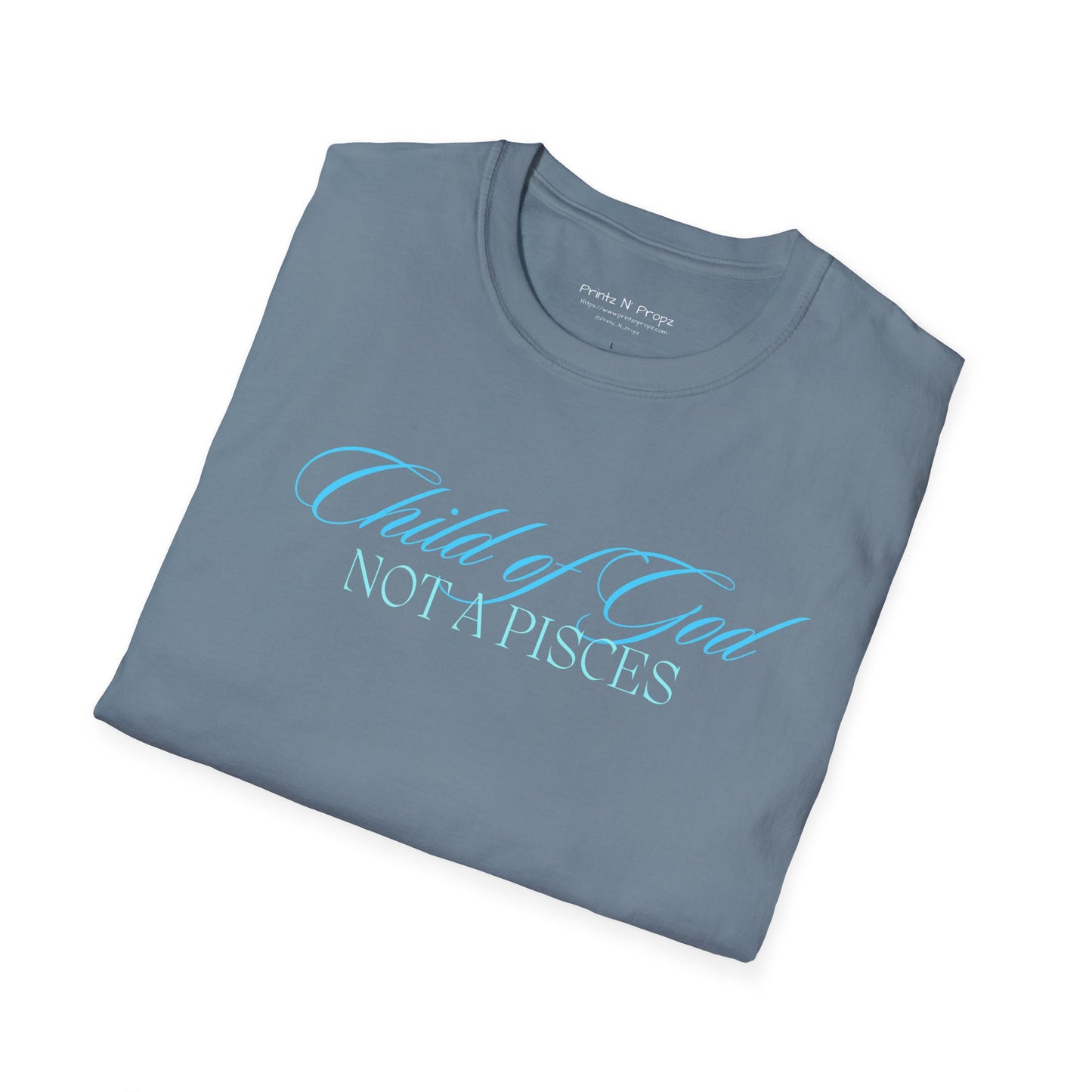 Pisces Zodiac Unisex T-Shirt - Child of God Design