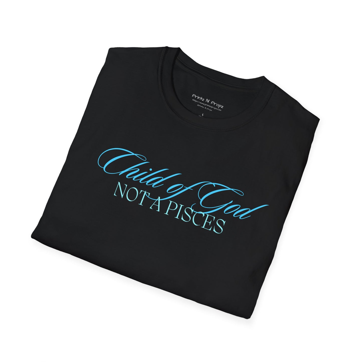 Pisces Zodiac Unisex T-Shirt - Child of God Design
