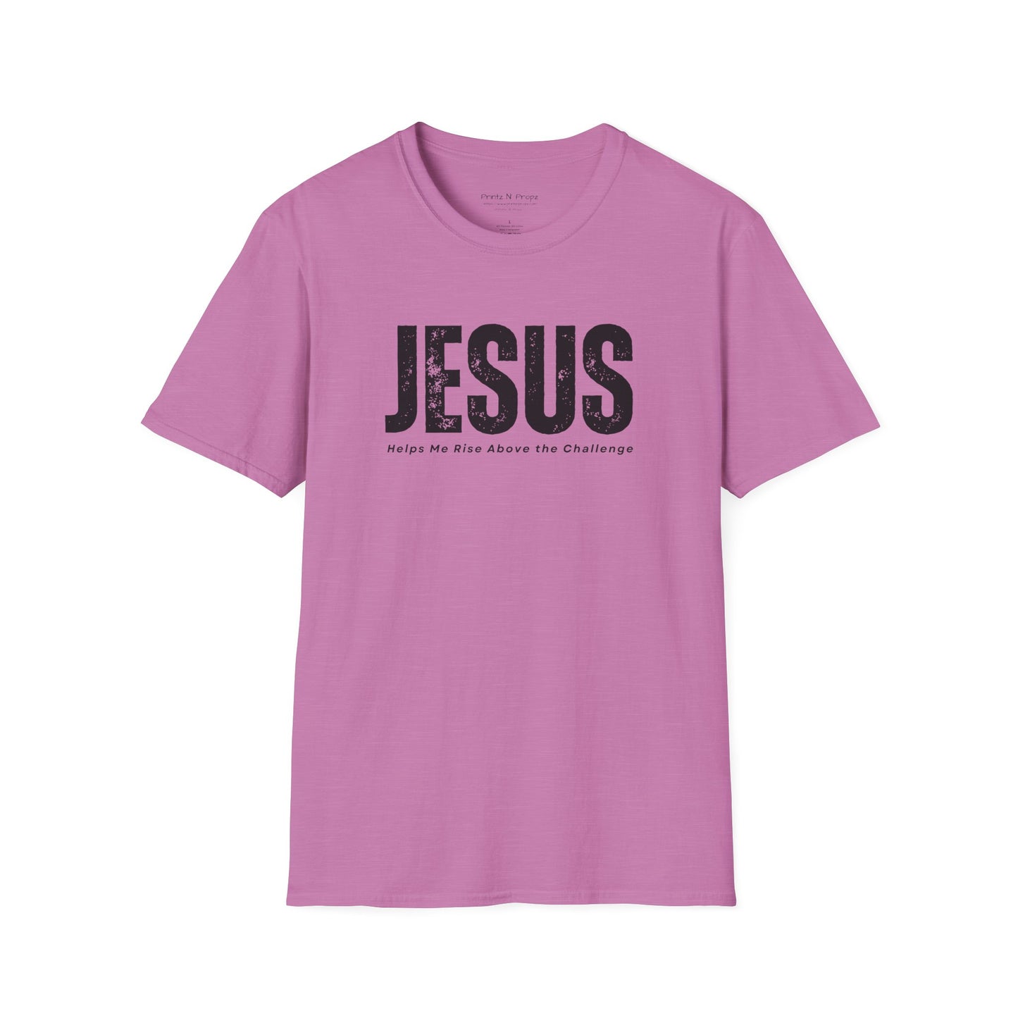 Jesus Helps Me Rise Above - Unisex Softstyle T-Shirt