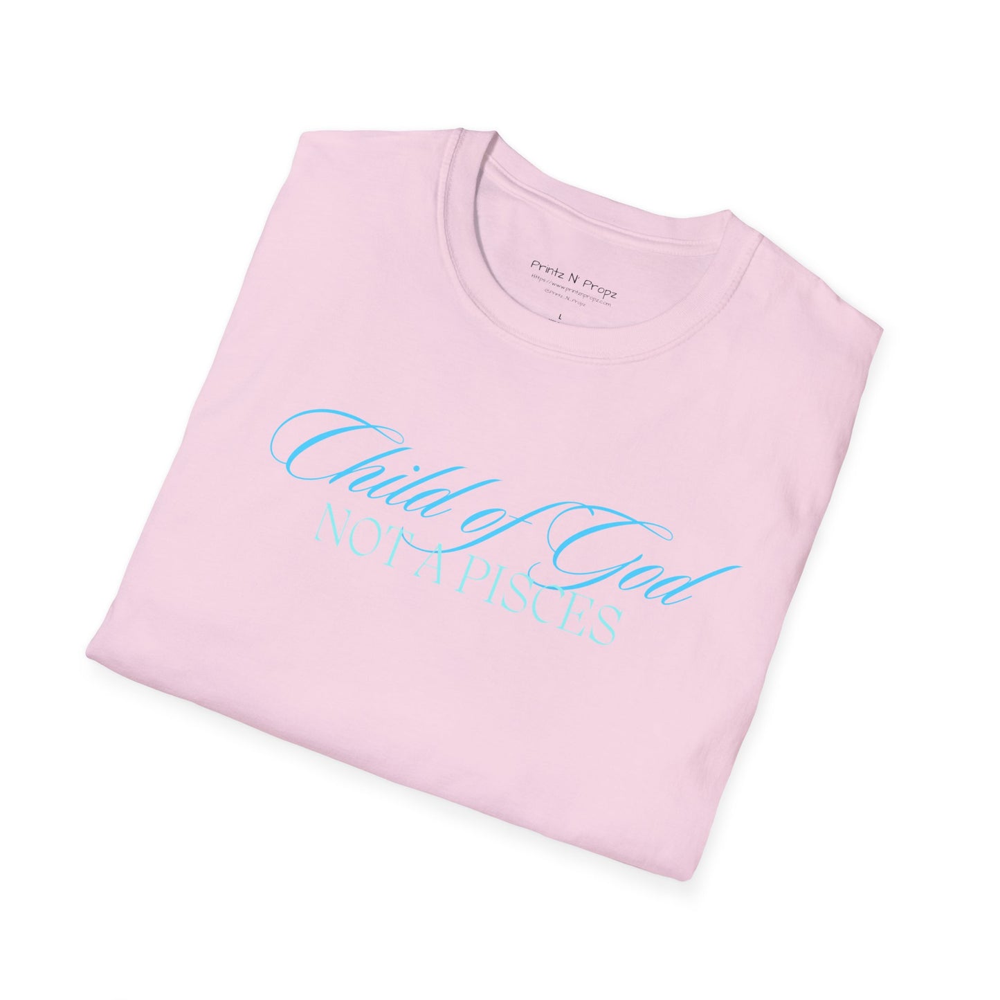 Pisces Zodiac Unisex T-Shirt - Child of God Design