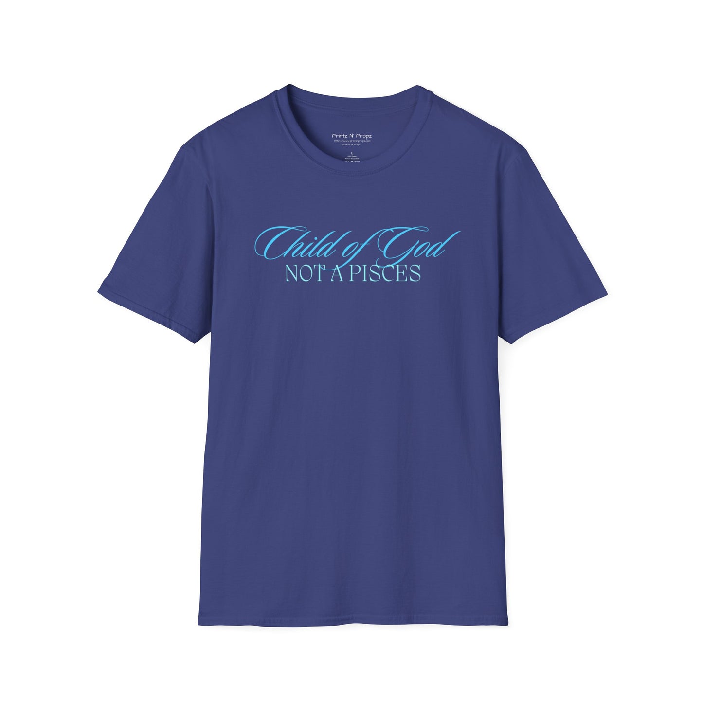 Pisces Zodiac Unisex T-Shirt - Child of God Design