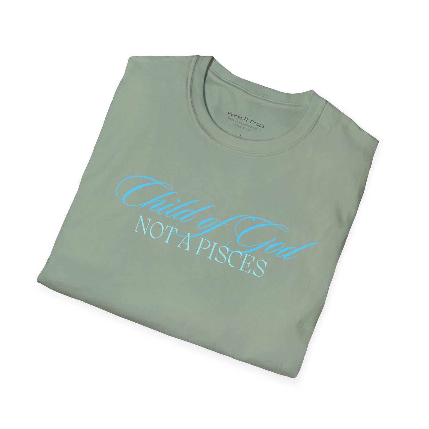 Pisces Zodiac Unisex T-Shirt - Child of God Design