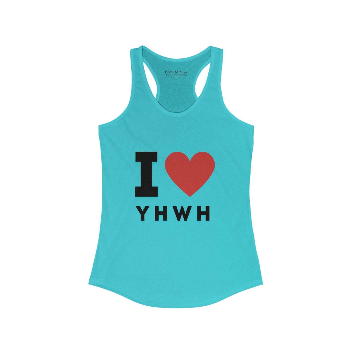 I Love Yahweh Racerback Tank
