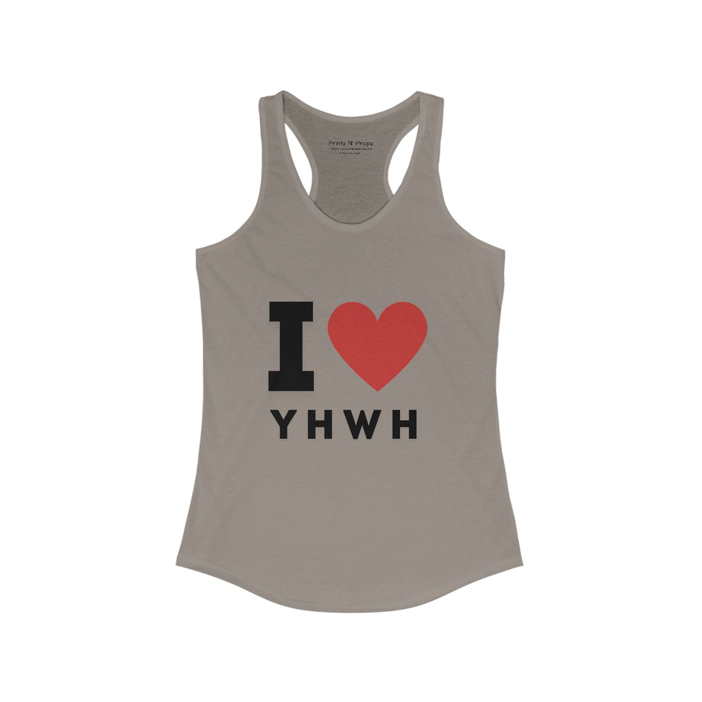 I Love Yahweh Racerback Tank