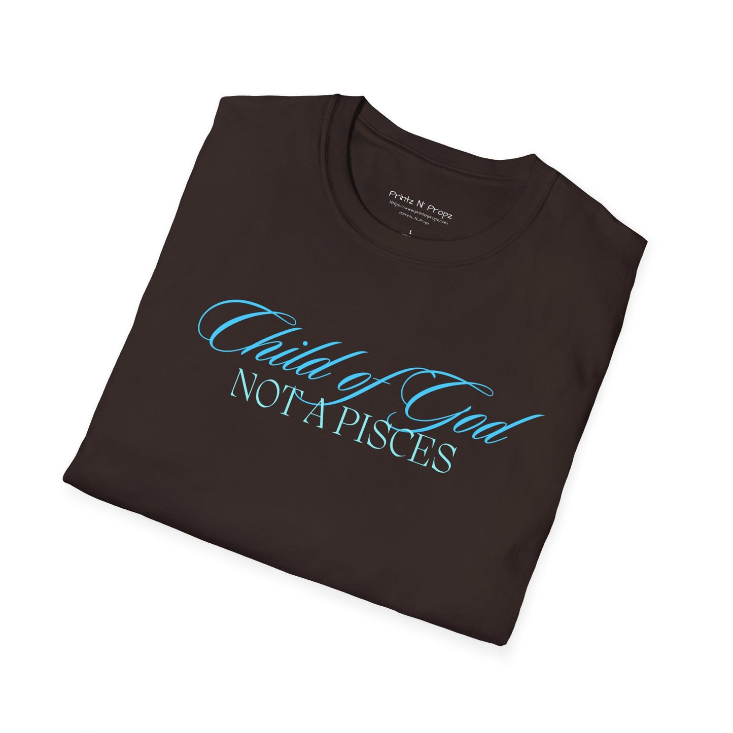 Pisces Zodiac Unisex T-Shirt - Child of God Design