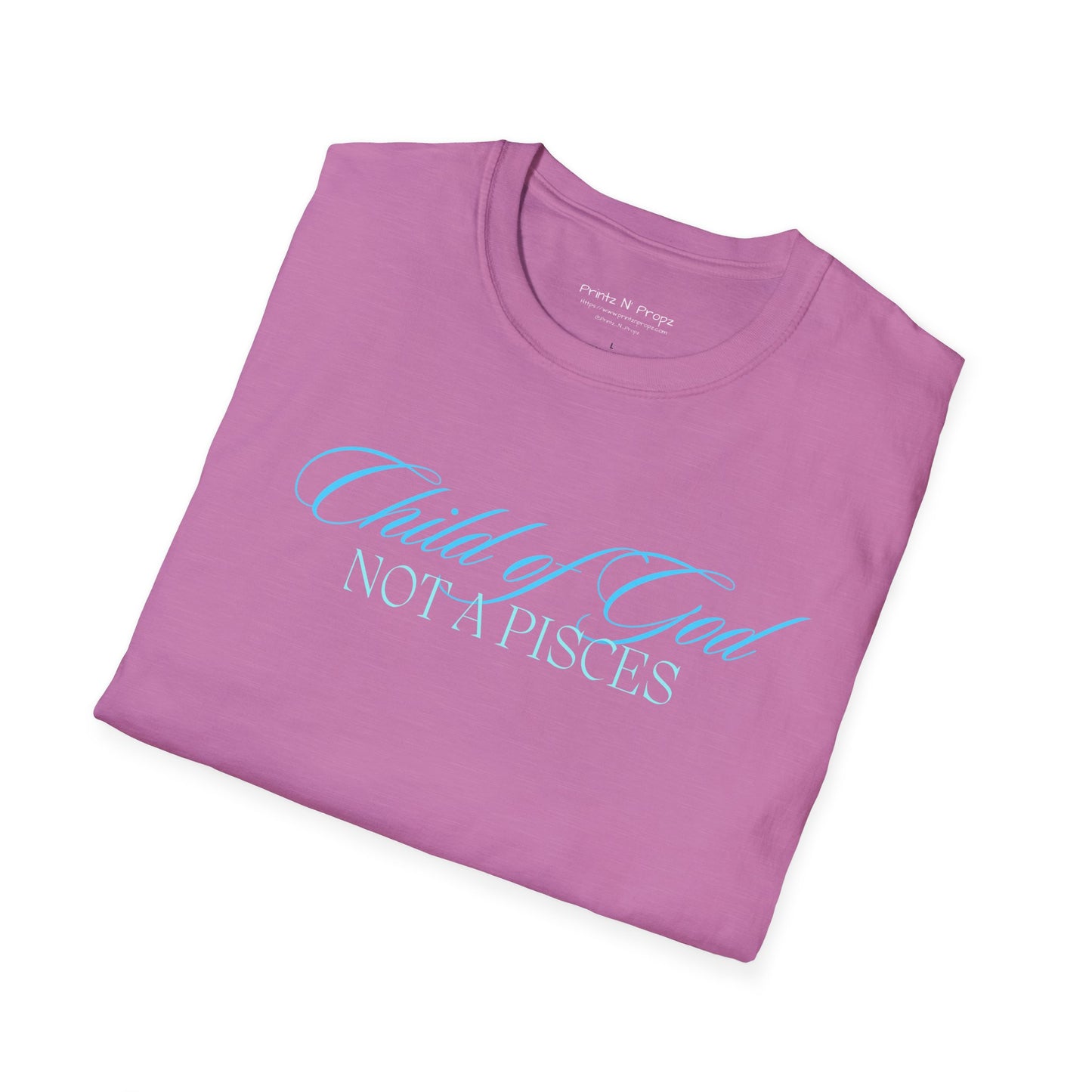 Pisces Zodiac Unisex T-Shirt - Child of God Design