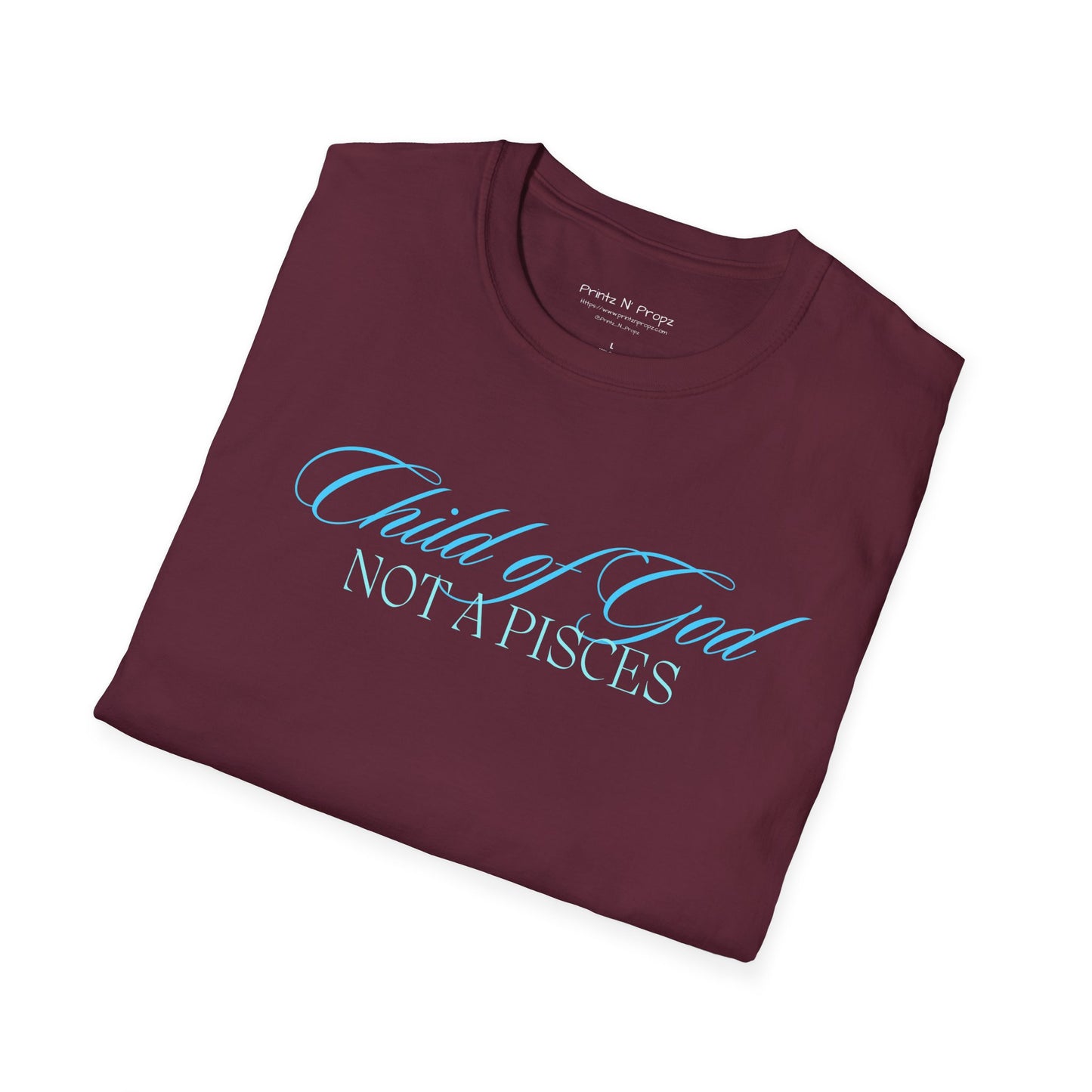 Pisces Zodiac Unisex T-Shirt - Child of God Design