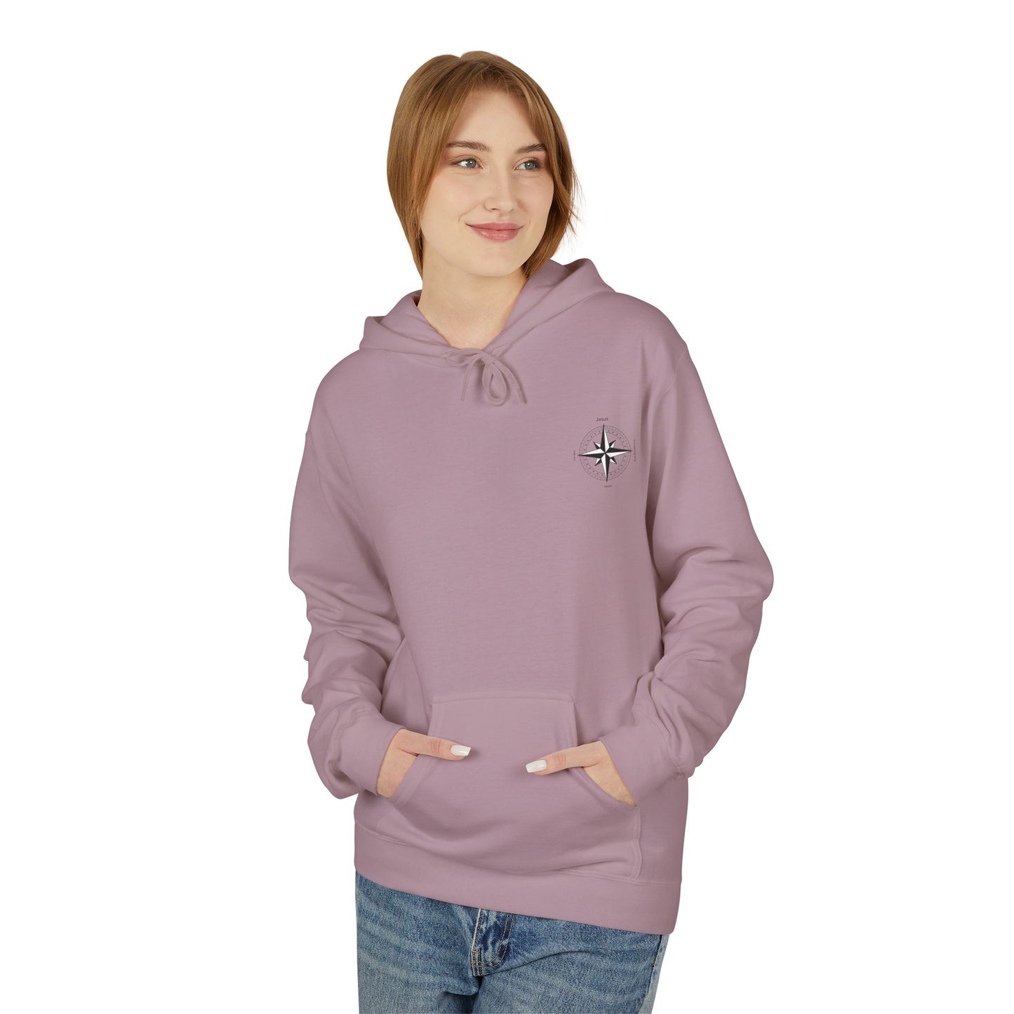 Fleece Hoodie Jesus True North Christian Faith Unisex