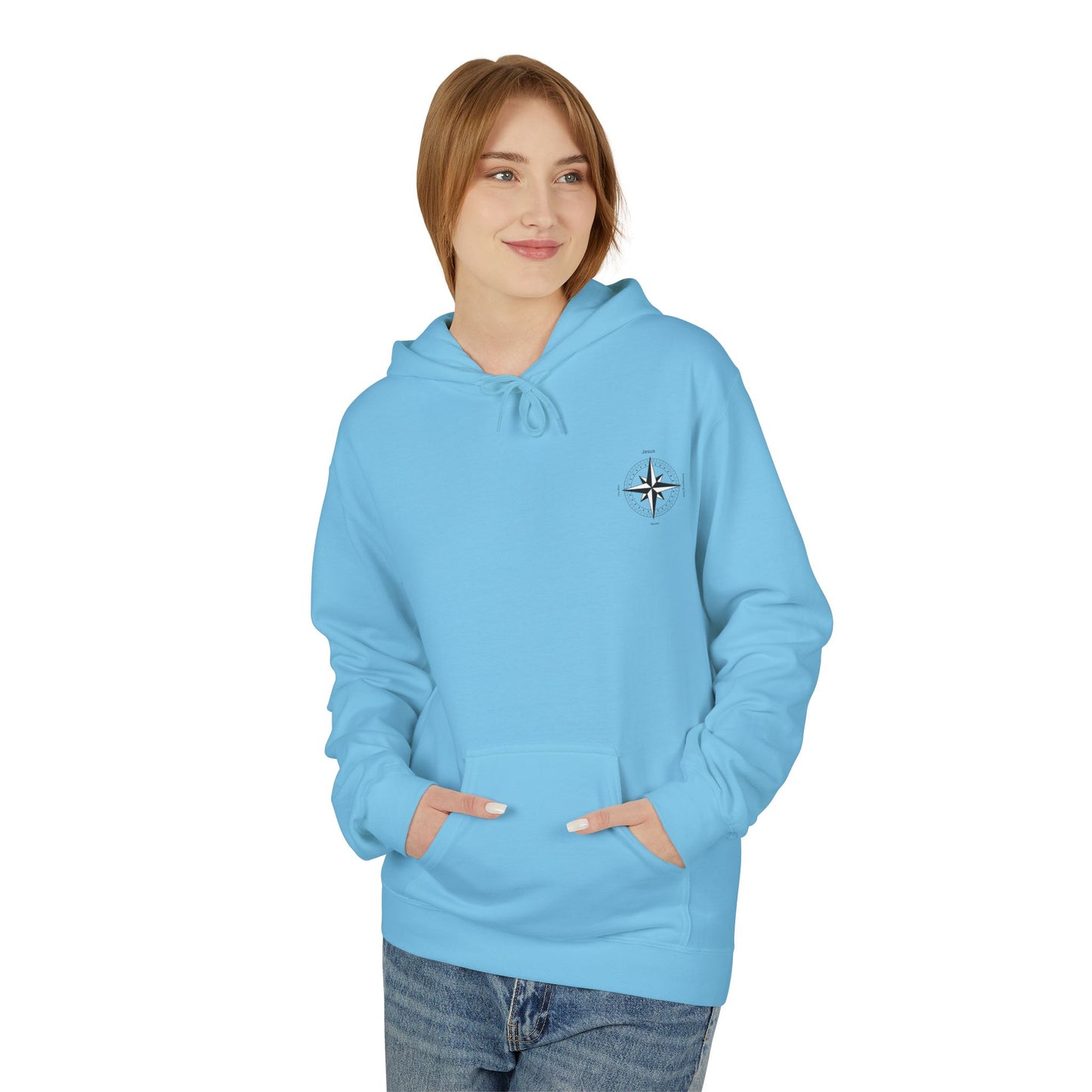 Fleece Hoodie Jesus True North Christian Faith Unisex