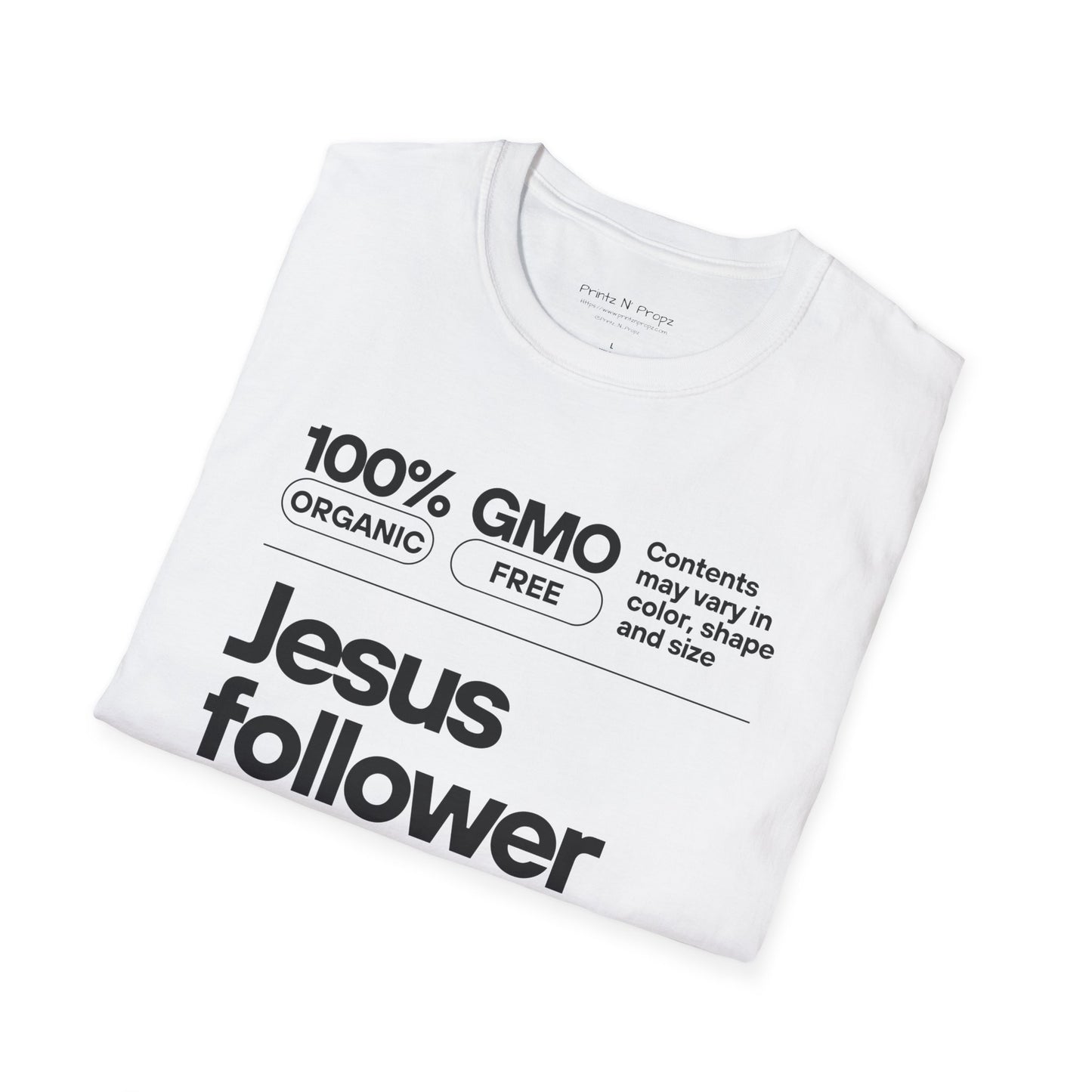 Jesus Follower Unisex Softstyle T-Shirt - Organic & GMO Free