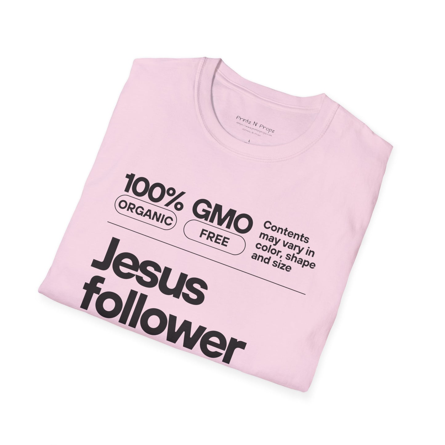 Jesus Follower Unisex Softstyle T-Shirt - Organic & GMO Free