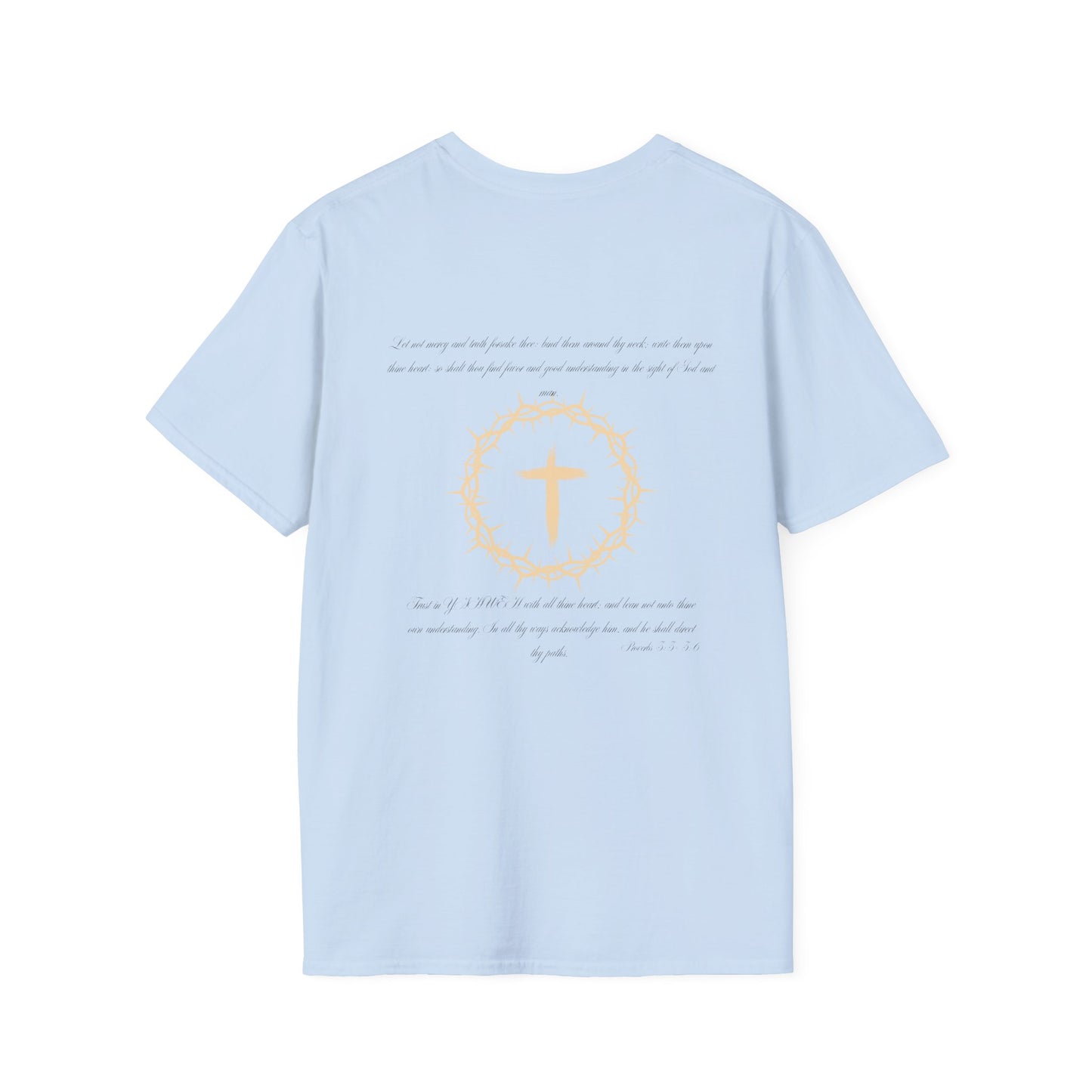 Proverbs 3:6 T-Shirt | Trust in the Lord Bible Verse Christian Tee