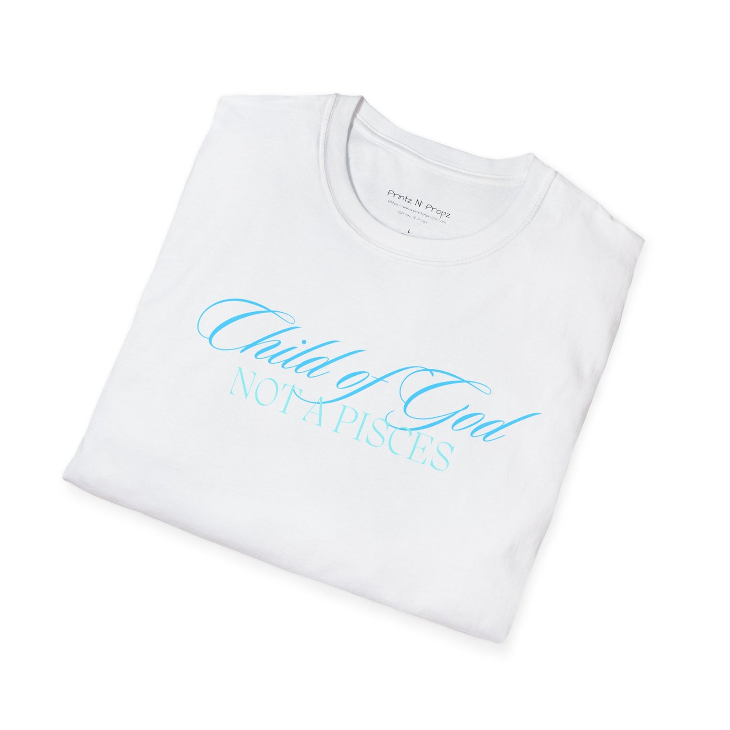 Pisces Zodiac Unisex T-Shirt - Child of God Design
