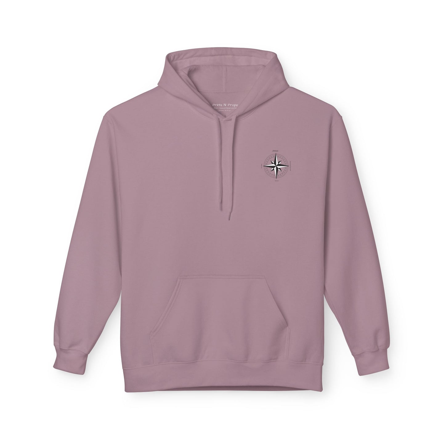 Fleece Hoodie Jesus True North Christian Faith Unisex