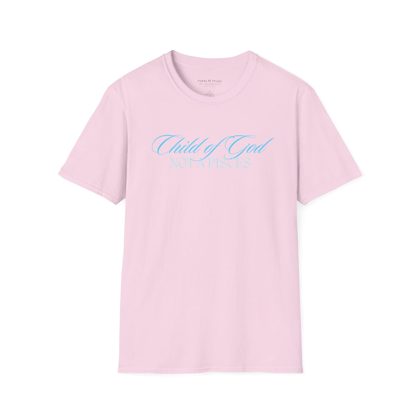 Pisces Zodiac Unisex T-Shirt - Child of God Design