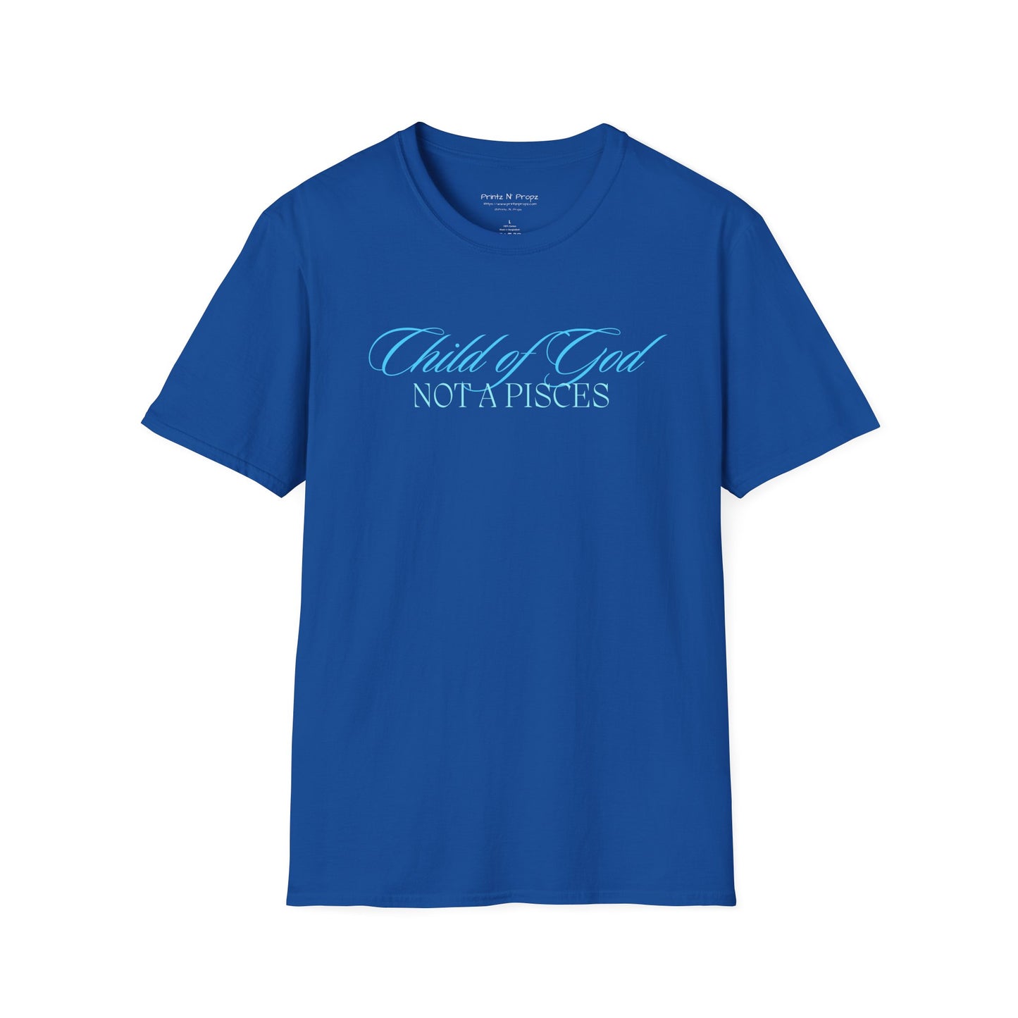 Pisces Zodiac Unisex T-Shirt - Child of God Design