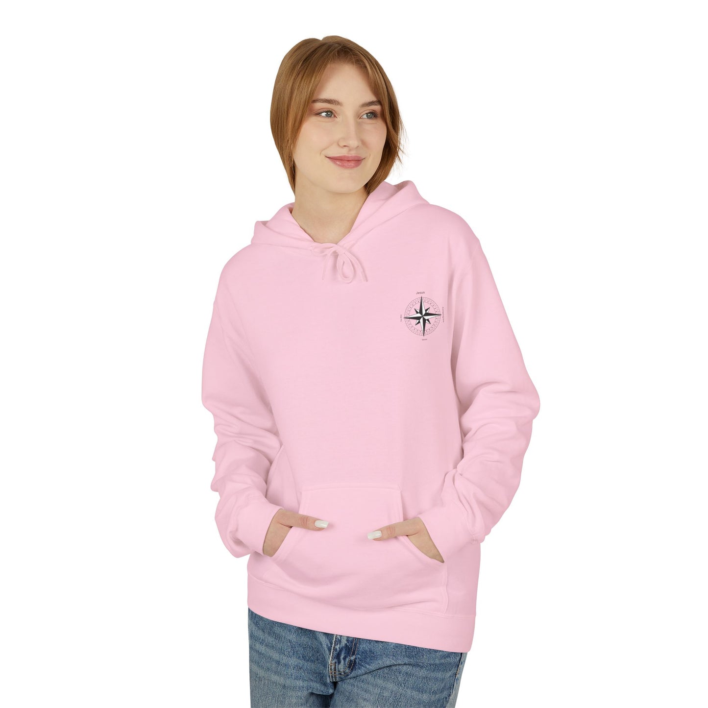 Fleece Hoodie Jesus True North Christian Faith Unisex