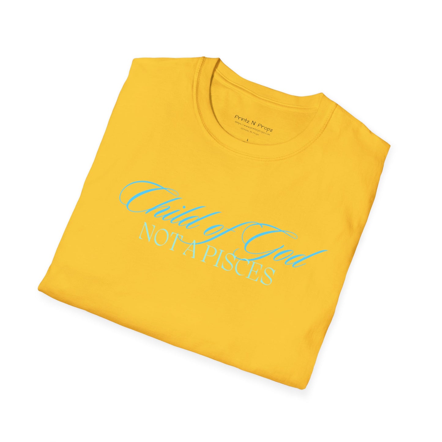 Pisces Zodiac Unisex T-Shirt - Child of God Design