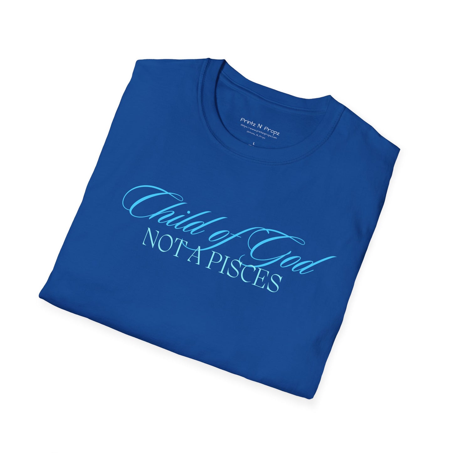 Pisces Zodiac Unisex T-Shirt - Child of God Design