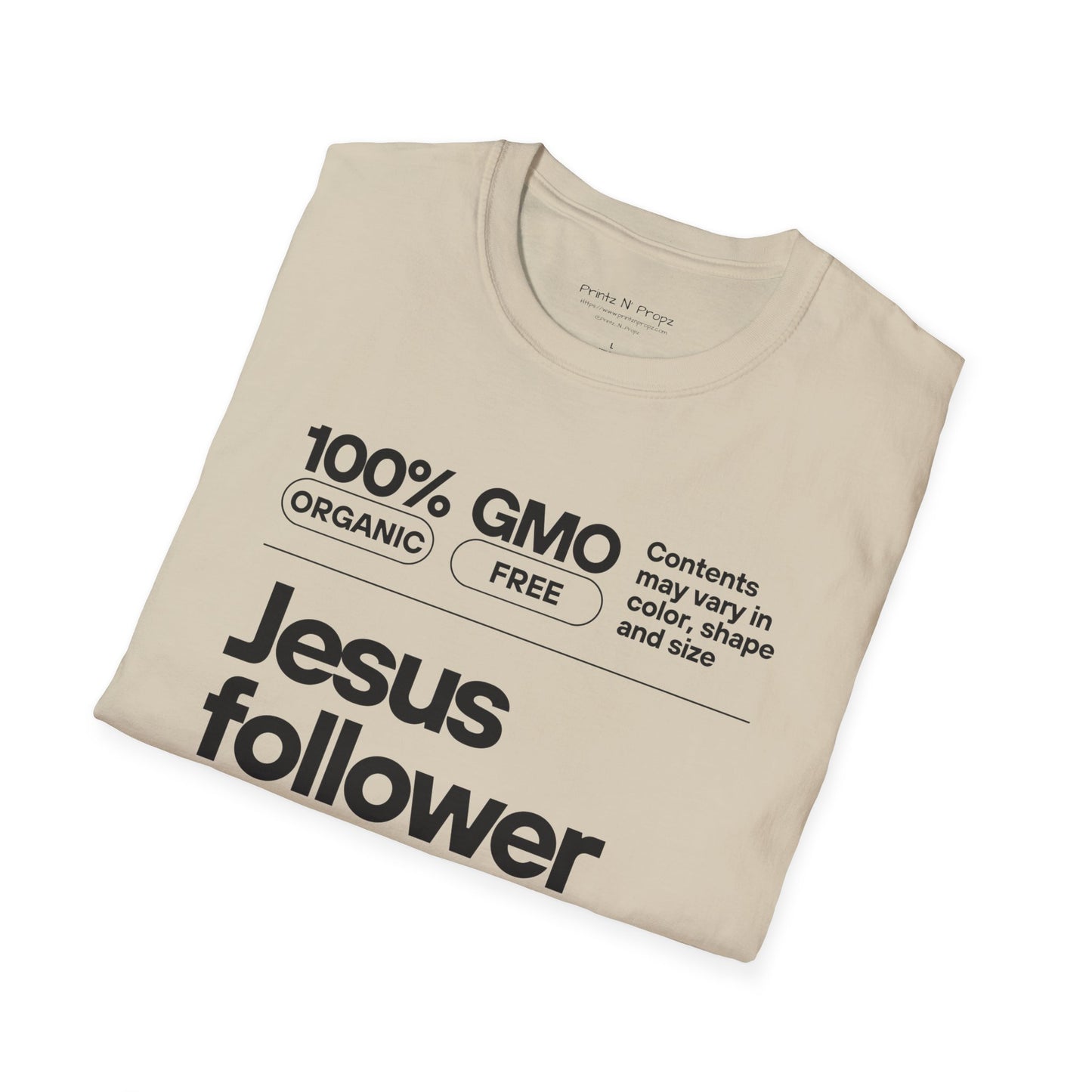 Jesus Follower Unisex Softstyle T-Shirt - Organic & GMO Free