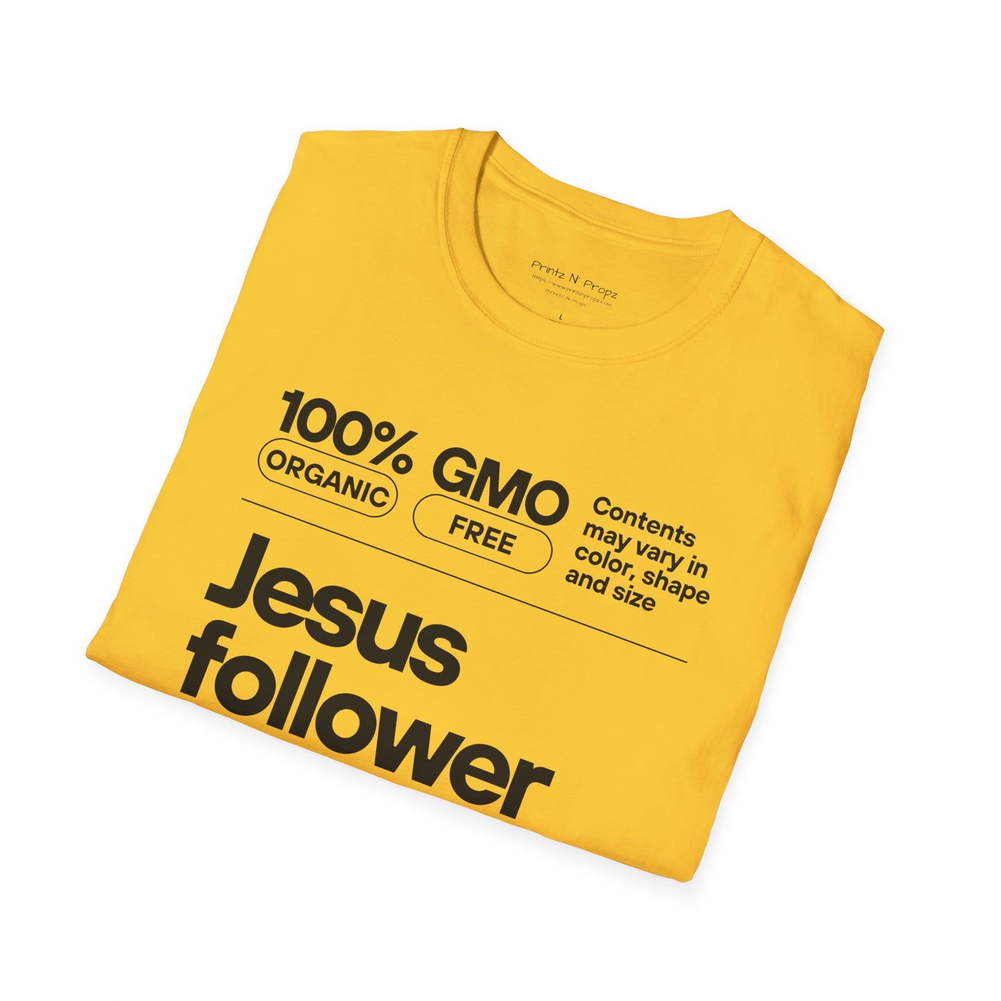 Jesus Follower Unisex Softstyle T-Shirt - Organic & GMO Free