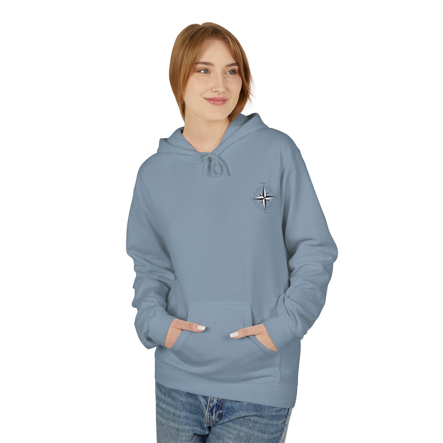 Fleece Hoodie Jesus True North Christian Faith Unisex