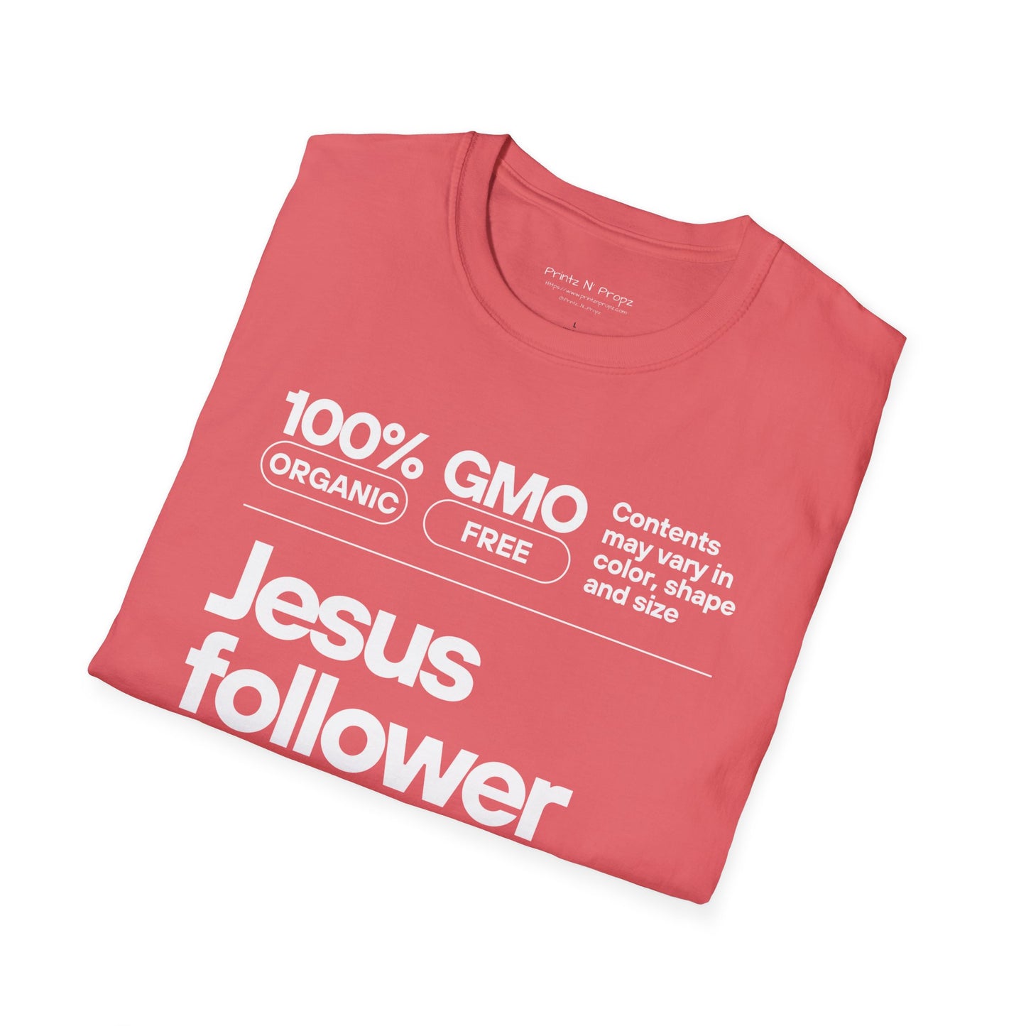 Jesus Follower Unisex Softstyle T-Shirt - Organic & GMO Free