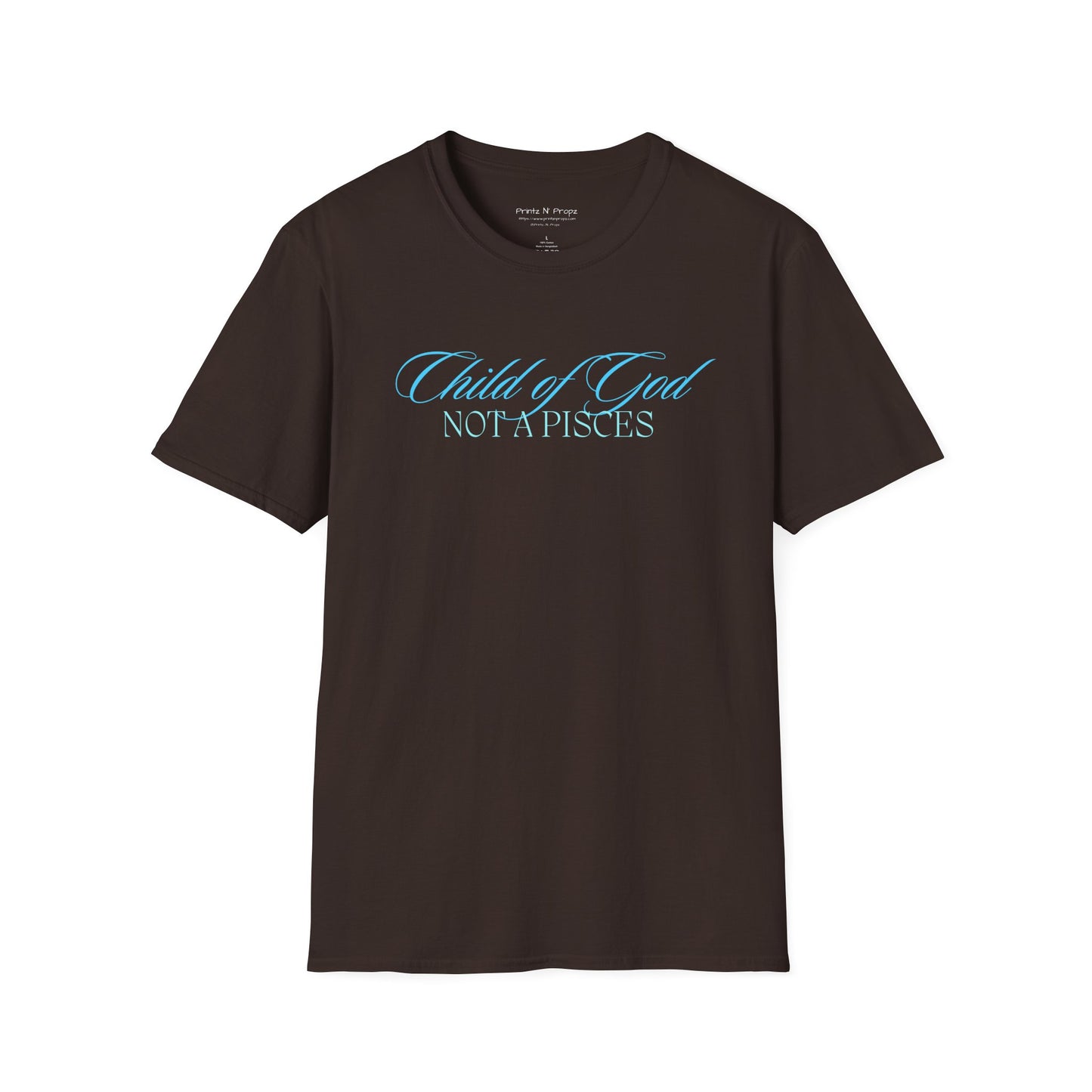 Pisces Zodiac Unisex T-Shirt - Child of God Design