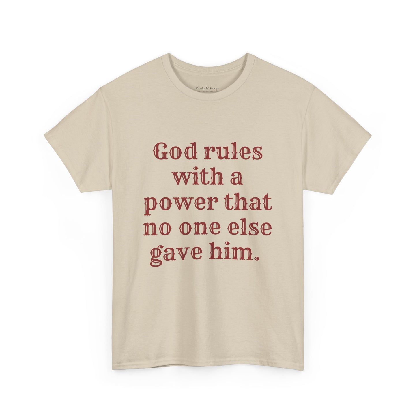 God rules