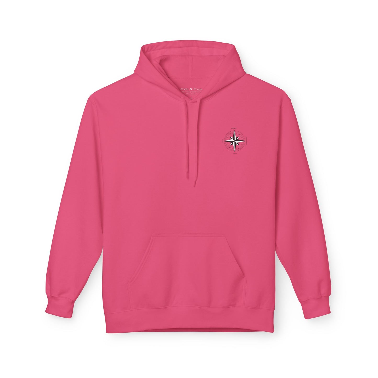 Fleece Hoodie Jesus True North Christian Faith Unisex