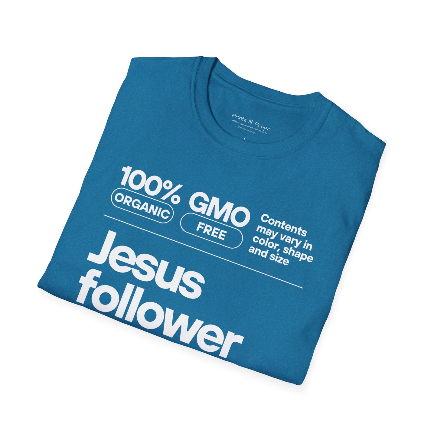Jesus Follower Unisex Softstyle T-Shirt - Organic & GMO Free