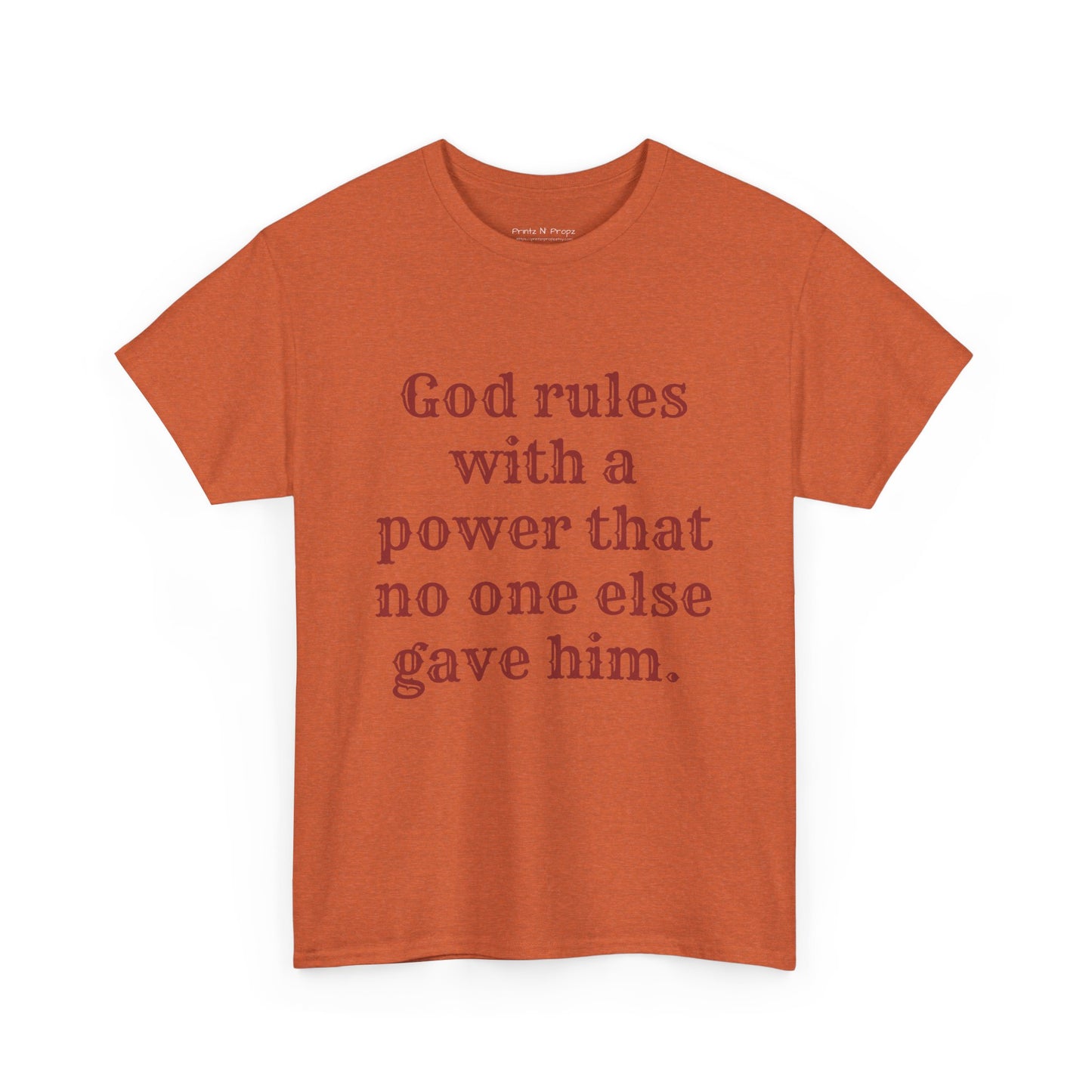 God rules