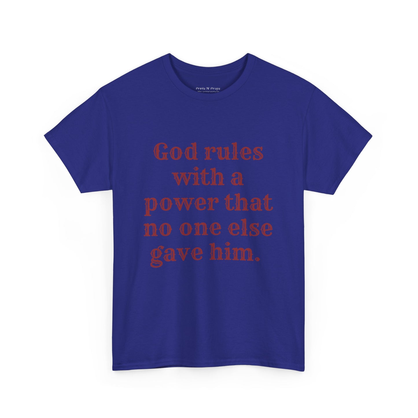 God rules