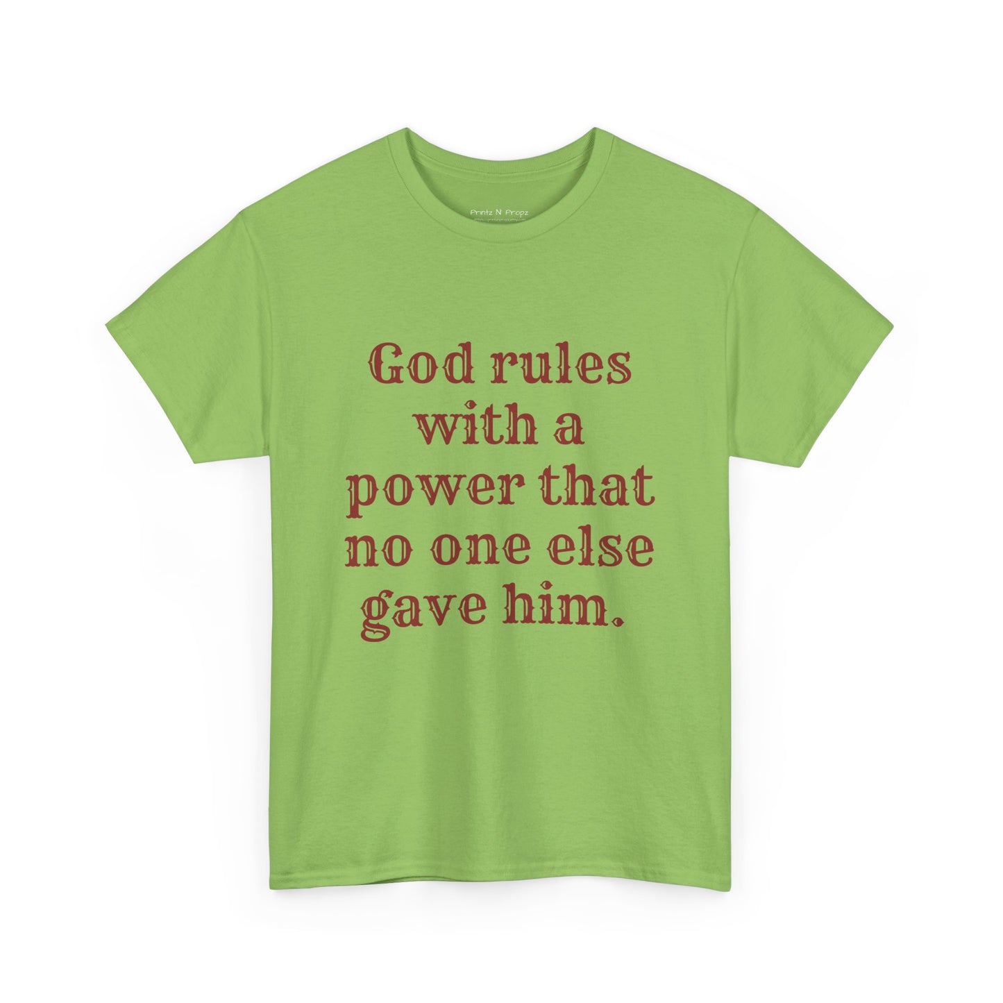 God rules