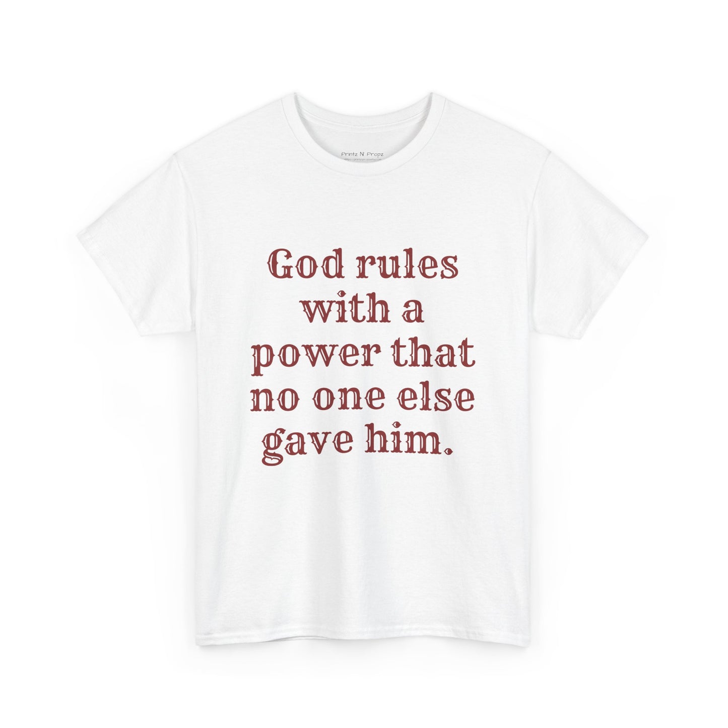 God rules