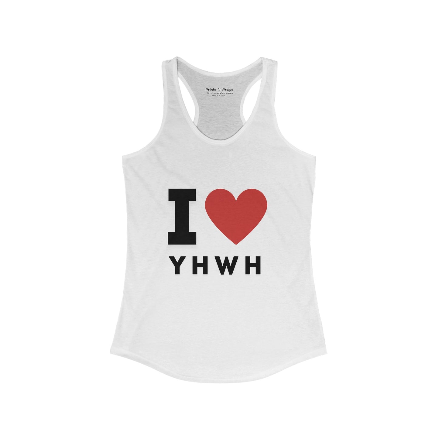 I Love Yahweh Racerback Tank