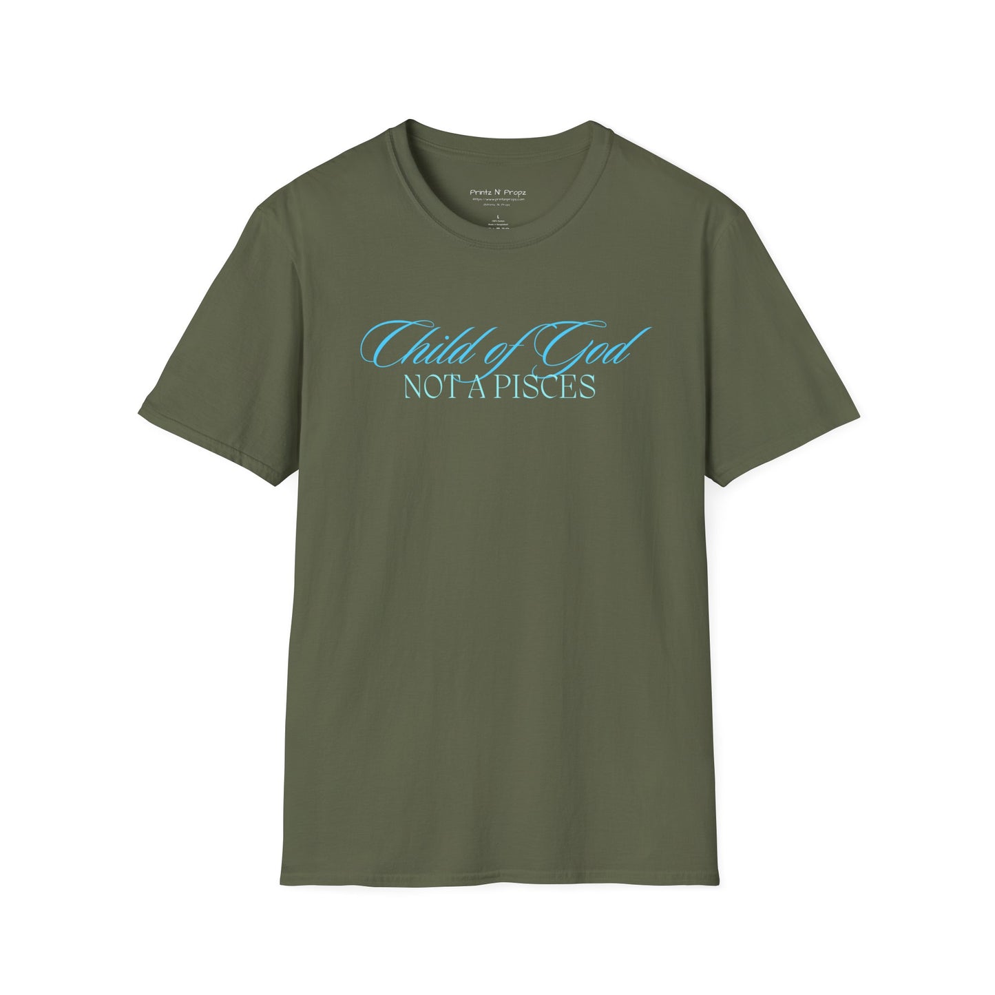 Pisces Zodiac Unisex T-Shirt - Child of God Design